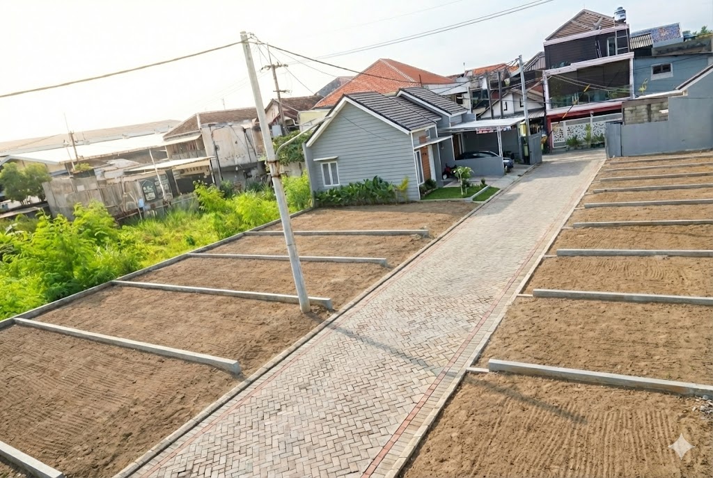 Kavling 1 siap bangun Type 32/48